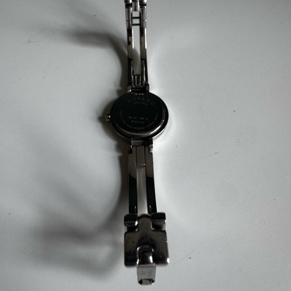 Movado Silver Bangle Watch - Picture 5 of 6